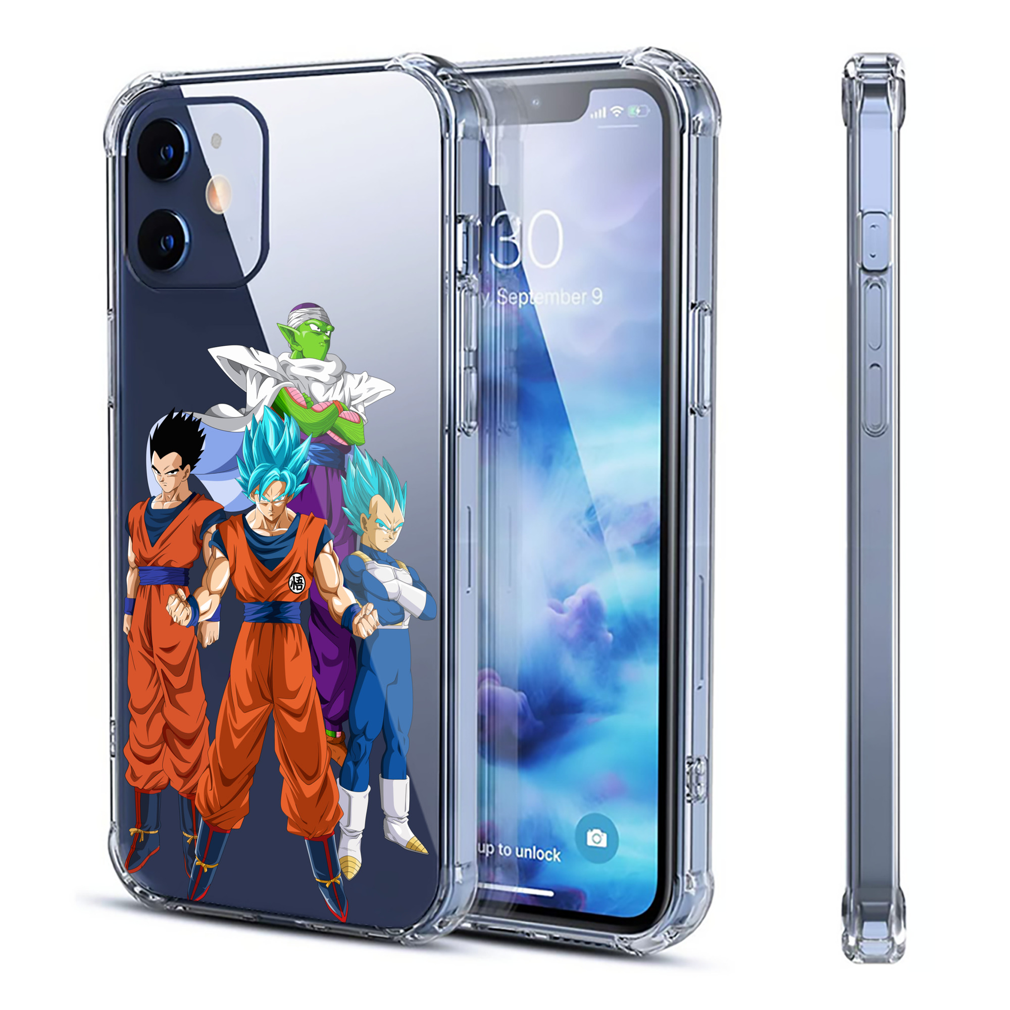 （画像用） ドラゴンボール DRAGON BALL 【iPhone 12シリーズ対応】透明スマホケース（クリアソフトケース）